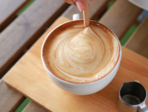 wooden coffee stirrer